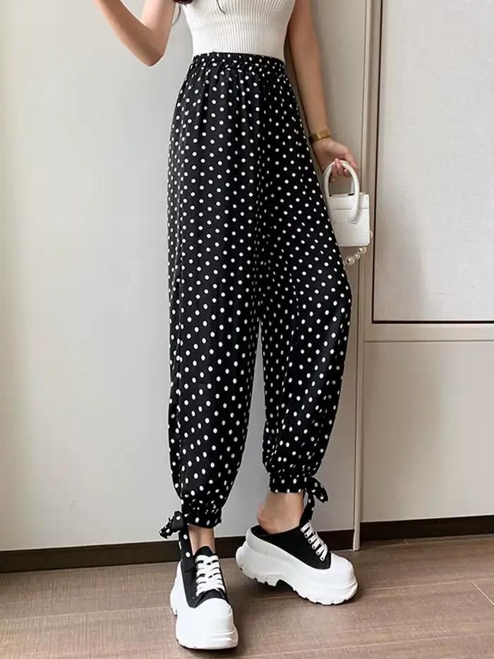 Pantalons pour femmes, tenues taille haute