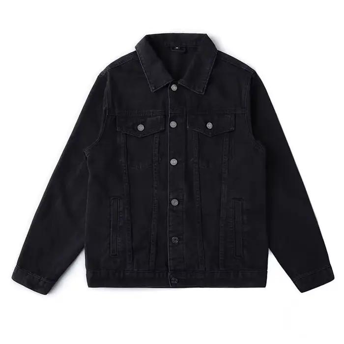 Blouson en jean court slim pour homme – Style rétro tendance