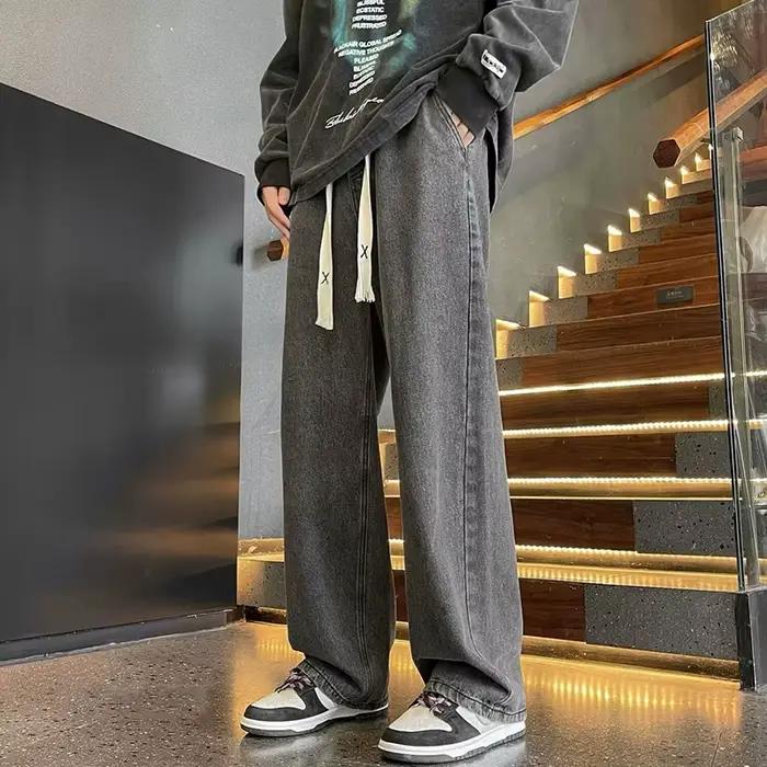 Jean vintage noir pour homme