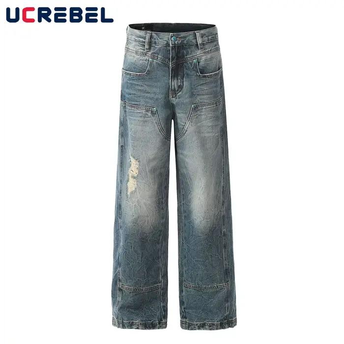 Jean Déchiré à Double Genou pour Homme