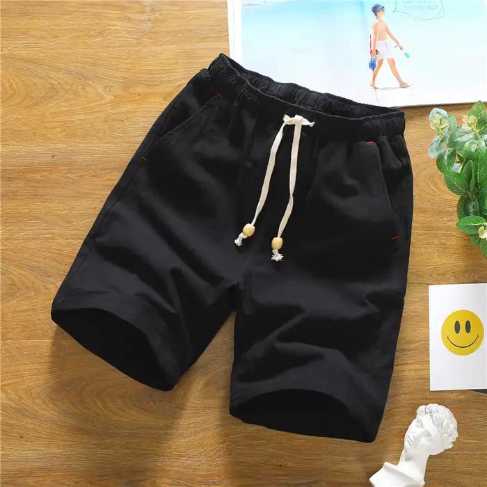 Short d'été en coton pour hommes