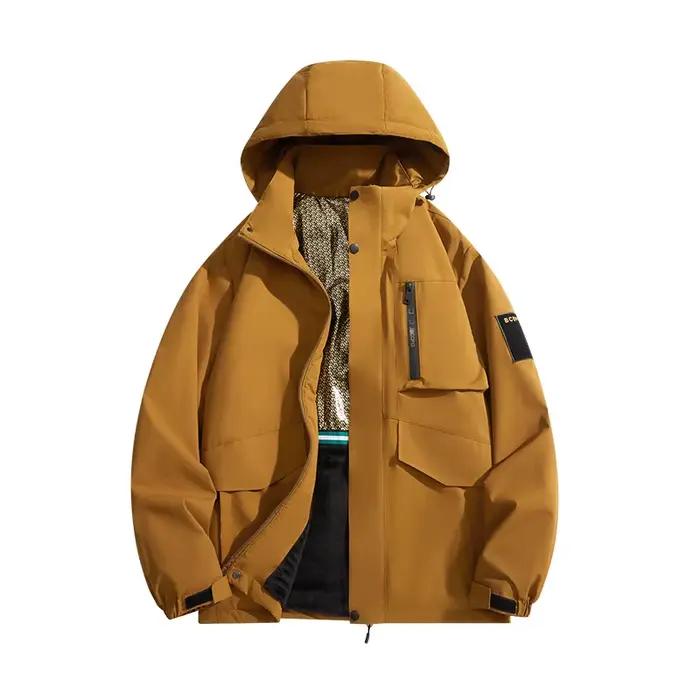 Veste d'extérieur imperméable et coupe-vent pour homme