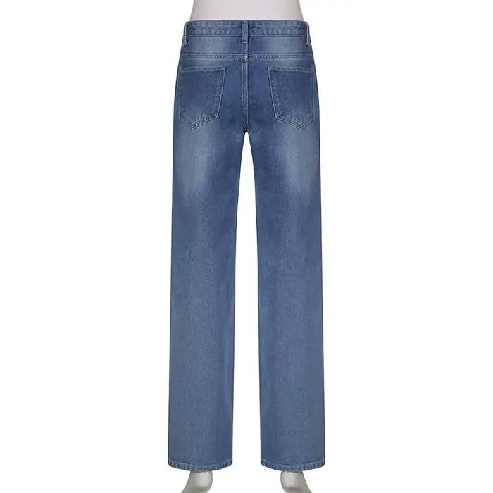 Jean imprimé Harajuku pour femmes
