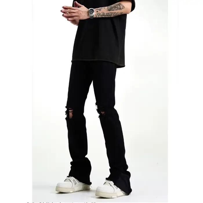 Jeans déchirés pour hommes de style américain