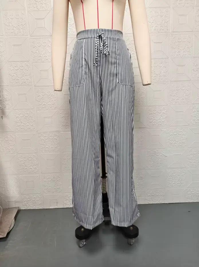 Nouveau pantalon rayé 2026 décontracté et polyvalent