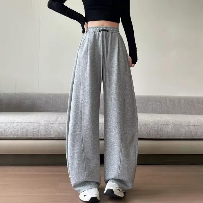 Nouveau Pantalon à jambes larges pour femmes printemps automne