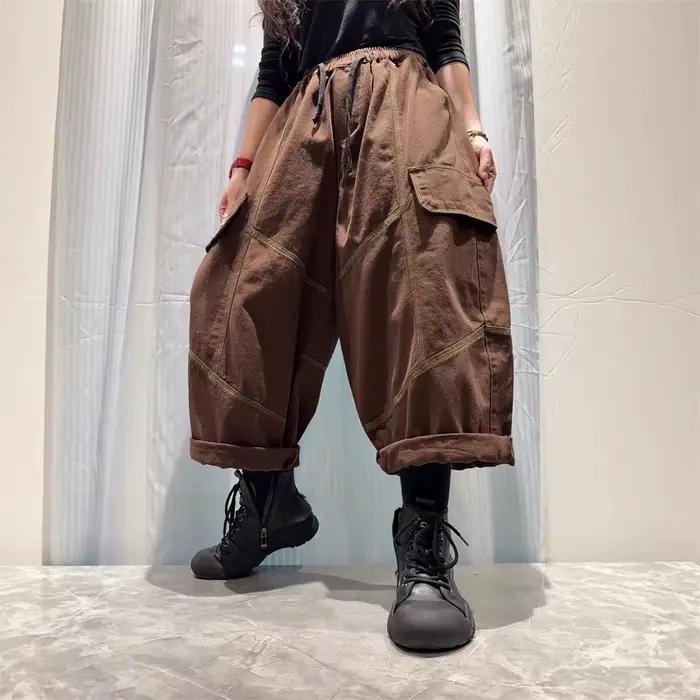 Jeans vintage femmes 2026 coupe ample style streetwear pour printemps été ocassions variées