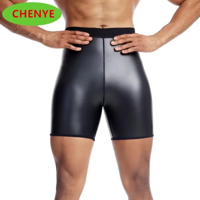 Pantalon en Faux Cuir à Taille artificiel astique pour Homme