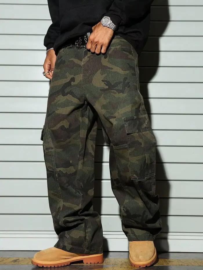 Jean droit ample pour homme