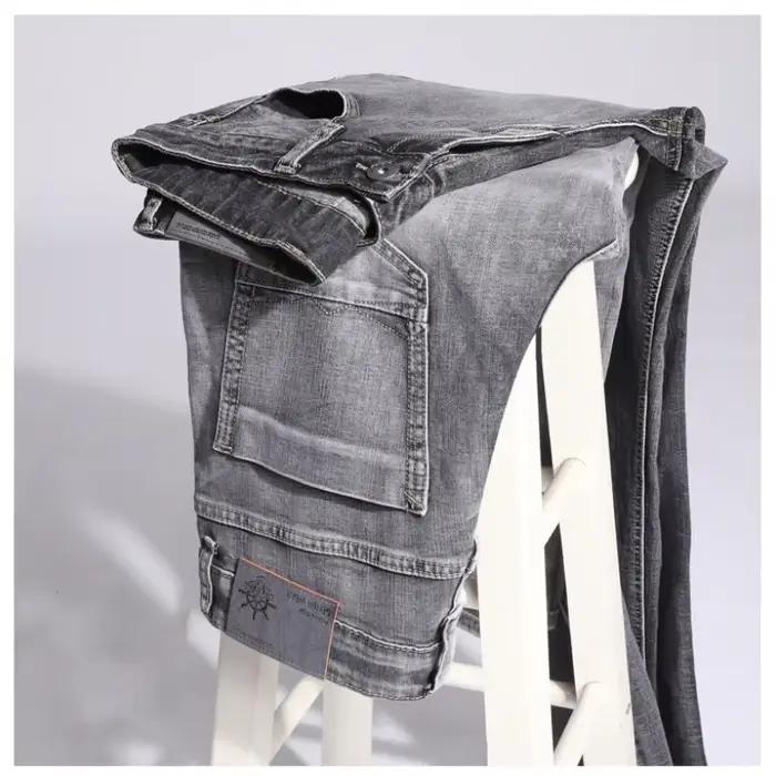 Jean en coton extensible pour hommes