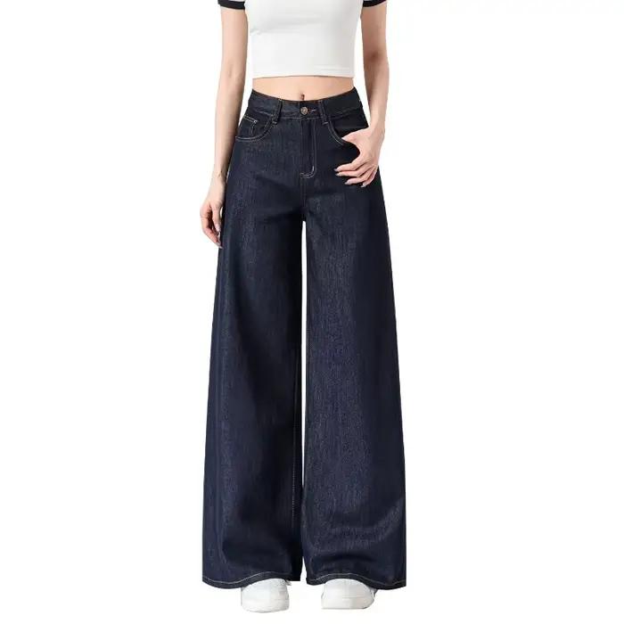 Jeans larges et droits pour femmes