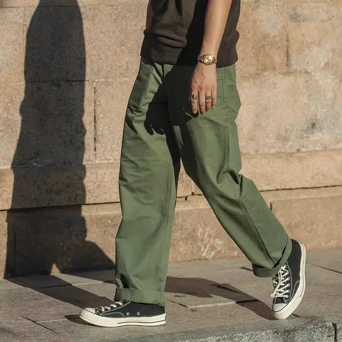 Bronson-Pantalon Ch37d'Officier en Coton Sergé