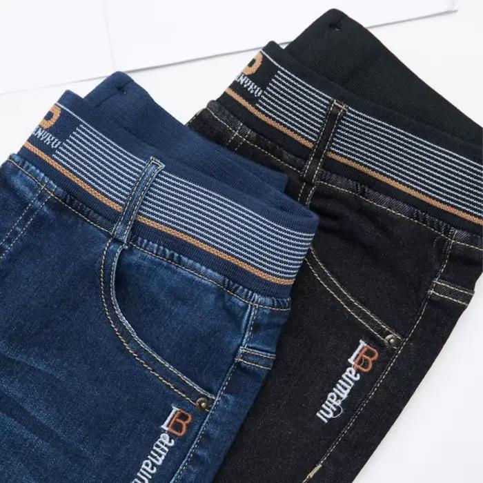 Jean Slim Taille Haute WMWMNU Bleu Ciel Femme Décontracté Vintage Grande Taille Occasionnels