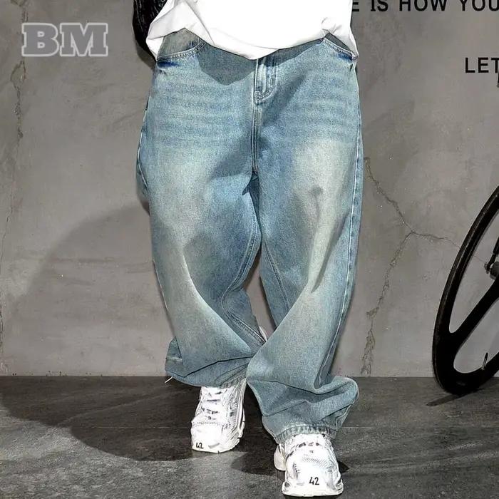 DistMurcia-Jeans baggy vintage japonais pour hommes