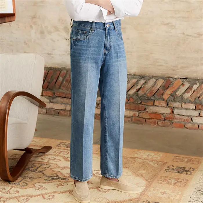 Mr. Deer-Jeans Vintage Taille Haute pour Homme