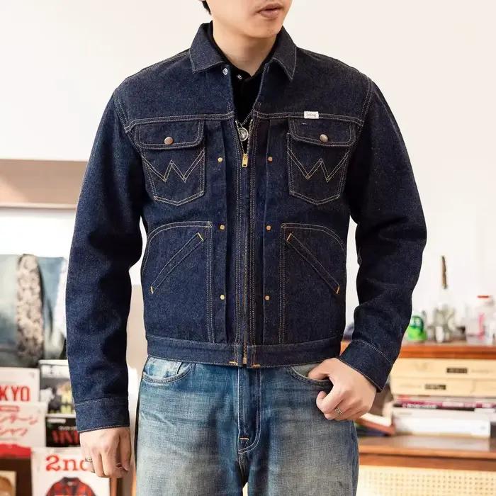 Veste en jean Red Tornado années 1960 coupe boxy poches de poitrine et latérales veste homme four seasons denim selvedge 100% coton robuste et durable à offrir