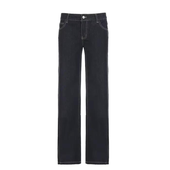 Jean Bootcut en Denim pour Femme