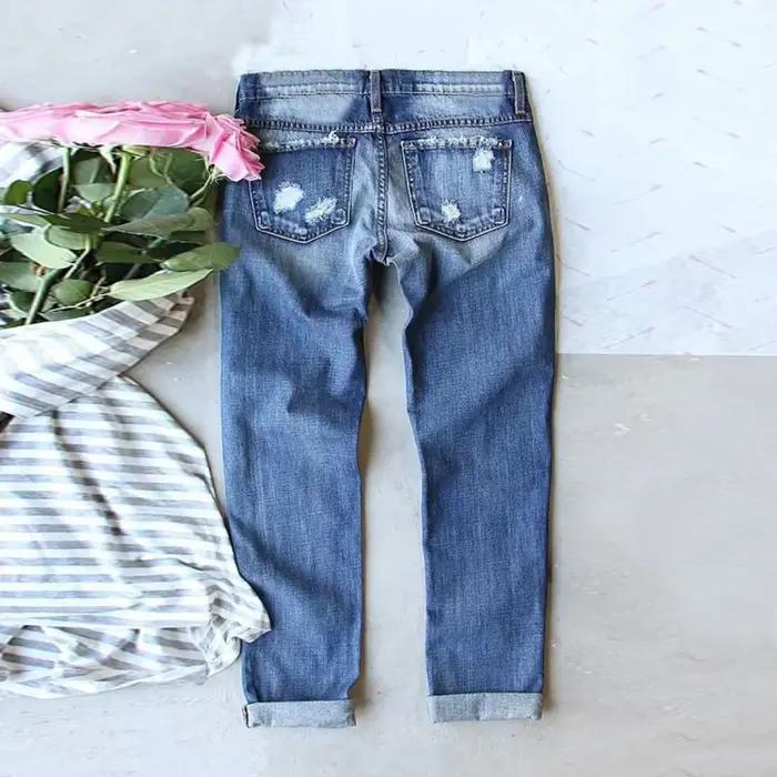 Jean en denim pour femme