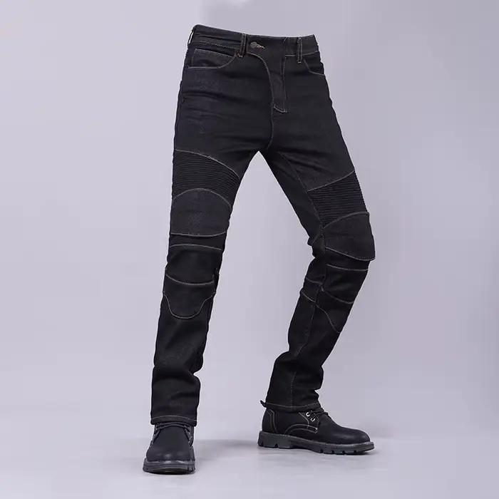 Jeans de motard d'hiver pour hommes