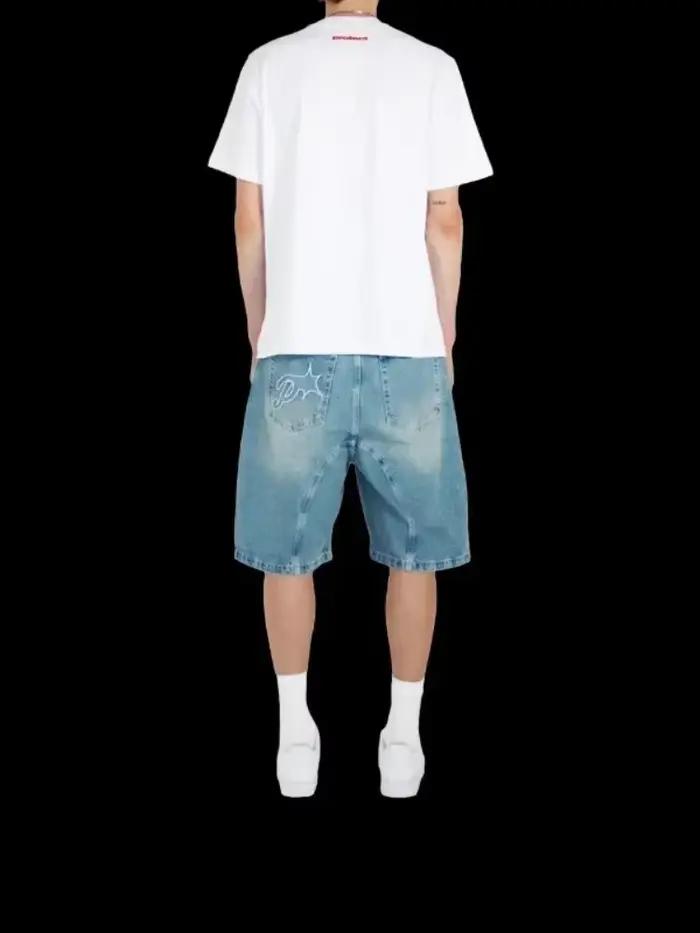 Shorts en jean pour hommes Y2K rétro Harajuku
