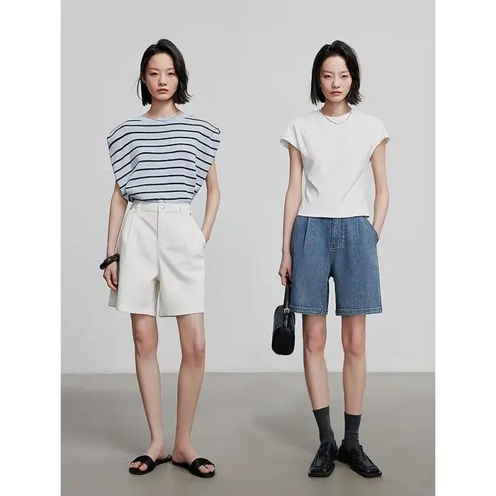 TOYOUTH Short d'été en jean en jean pour femme 2025 8527020