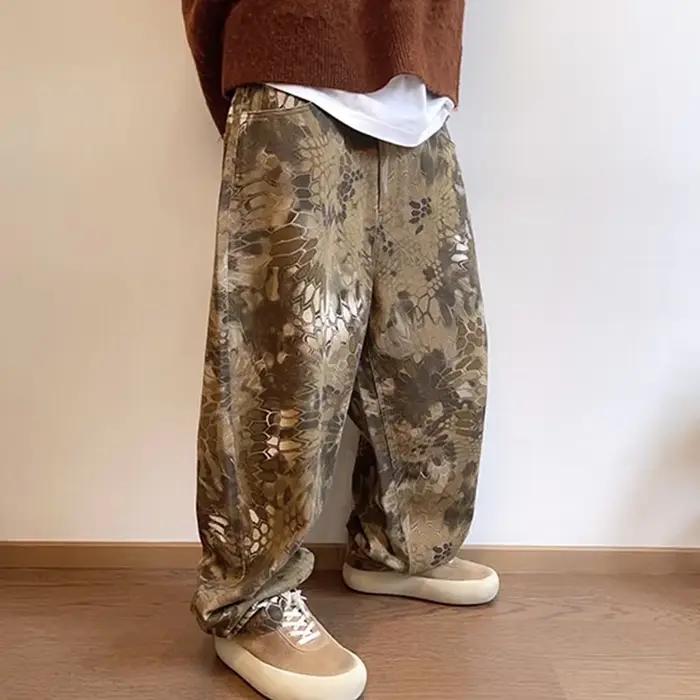 Nouveaux hommes Chic serpent imprimé Streetwear jean homme marque de créateur pantalon en Denim décontracté populaire