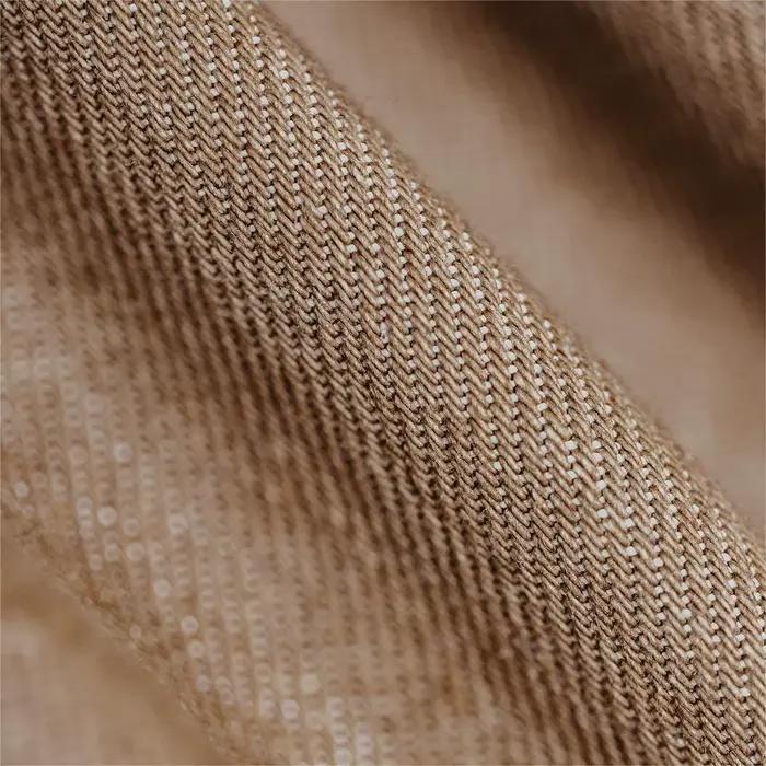 Maden Vintage Jean marron délavé pour homme Pantalon long épais et doux à jambe droite avec fermeture éclair pour le printemps et l'automne