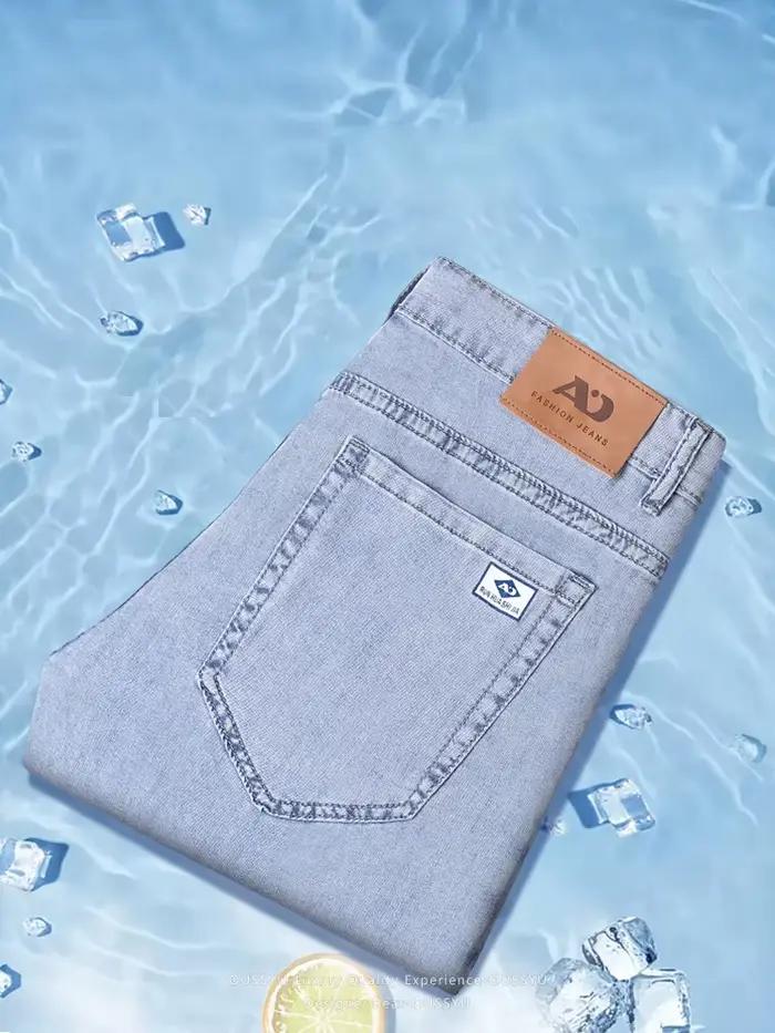 Jean d'été en Lyocell ultra-fin de haute qualité pour hommes