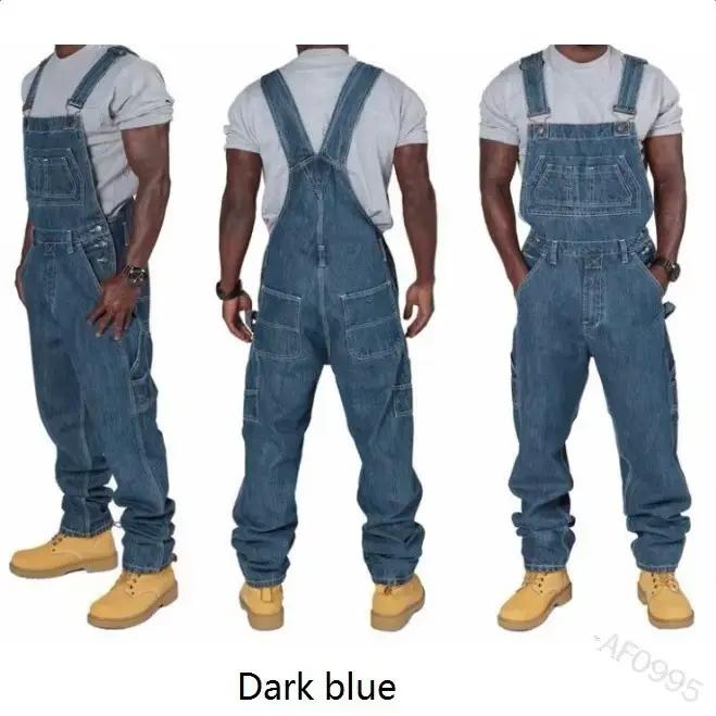 Salopette en jean pour hommes