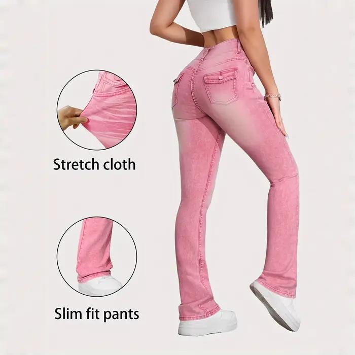 Jean à jambes droites pour femmes