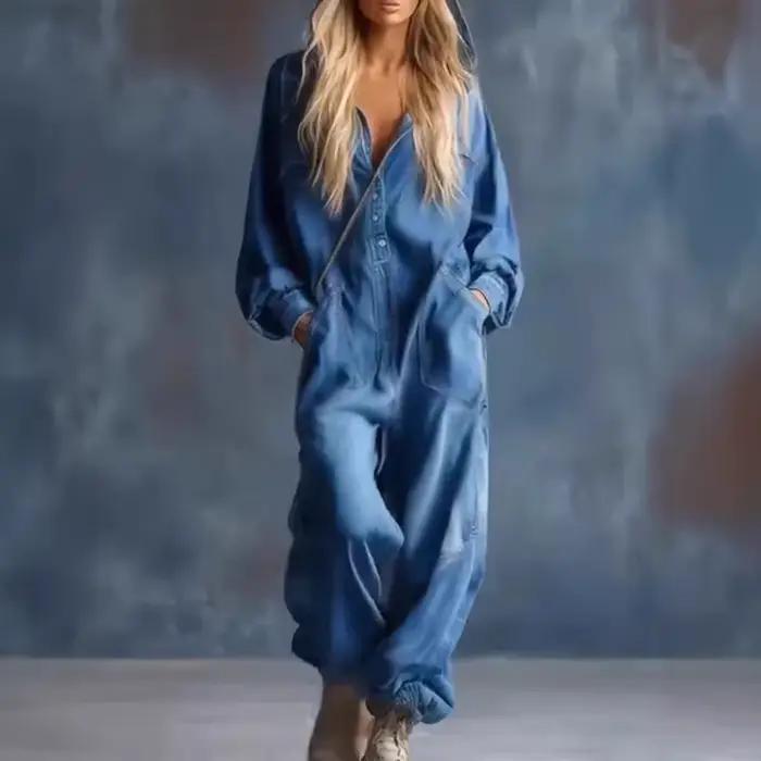 Combinaison en jean pour femmes