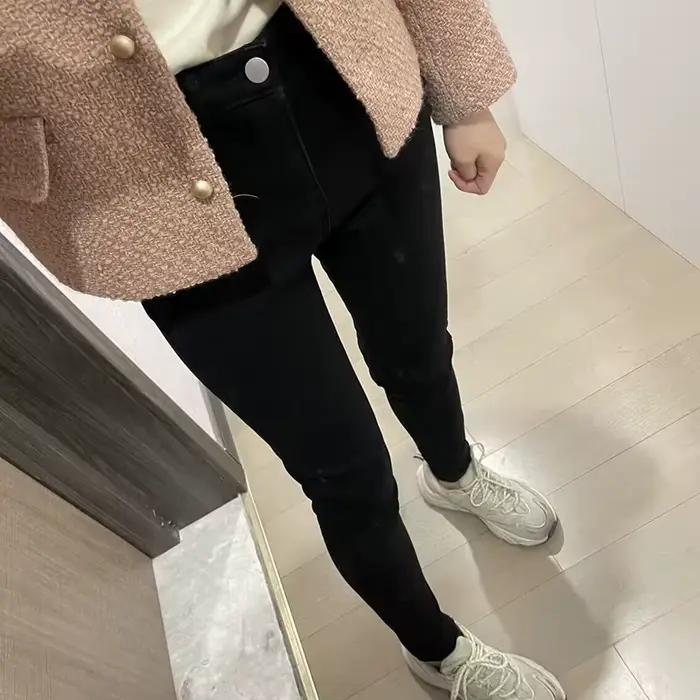 Nouveau femmes jean thermique hiver neige chaud en peluche Stretch