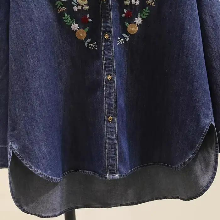 Chemisier décontracté et élégant en polyester LKALEYEO pour femmes, cow-boy chic, printemps-été, coupe ample, col en V, boutonnage simple, polyester solide, 2025