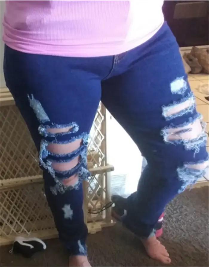 Jeans déchirés pour femmes