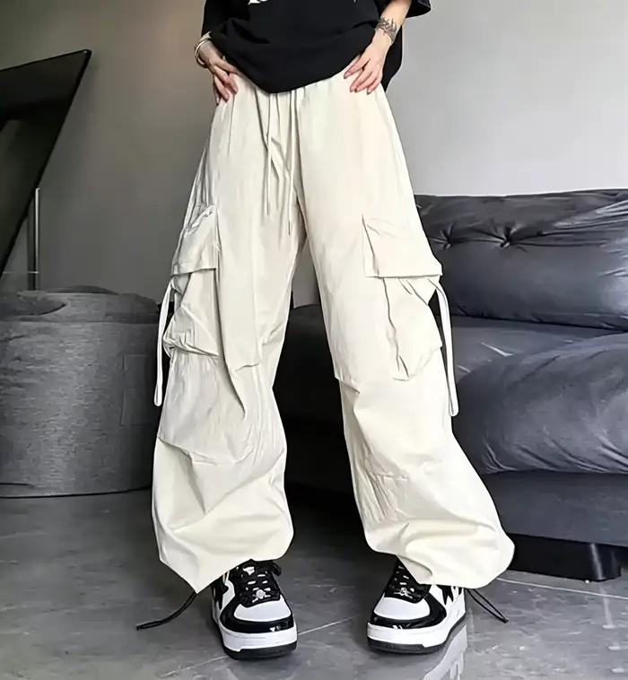 Pantalon cargo vintage pour femme