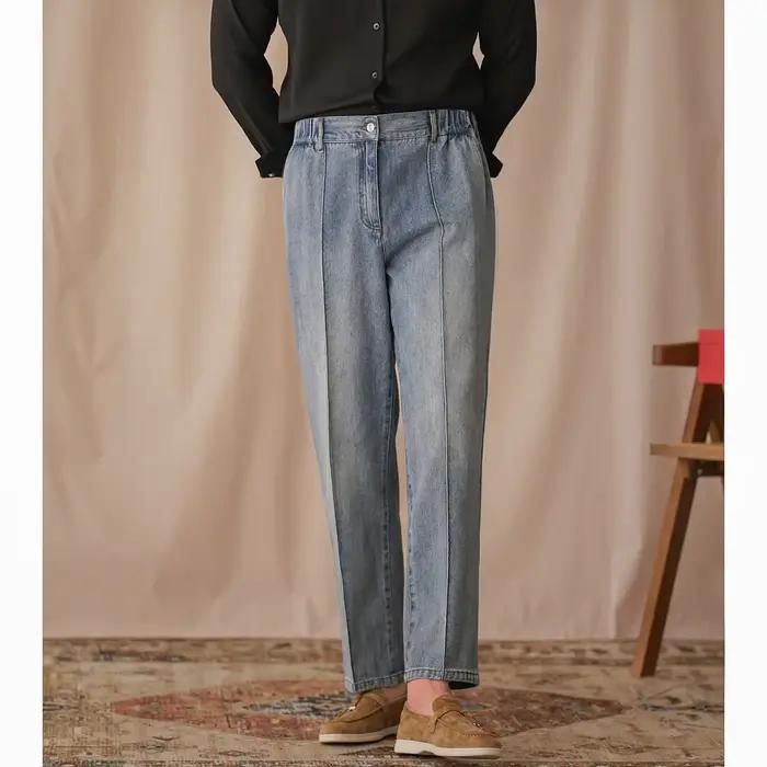 Jean à jambes droites en Denim britannique pour hommes