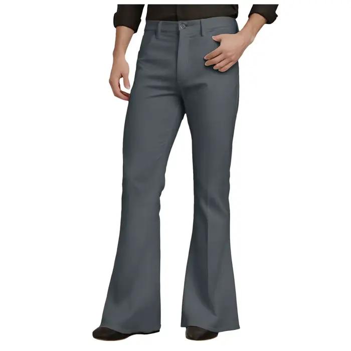 Pantalon évasé Vintage pour hommes