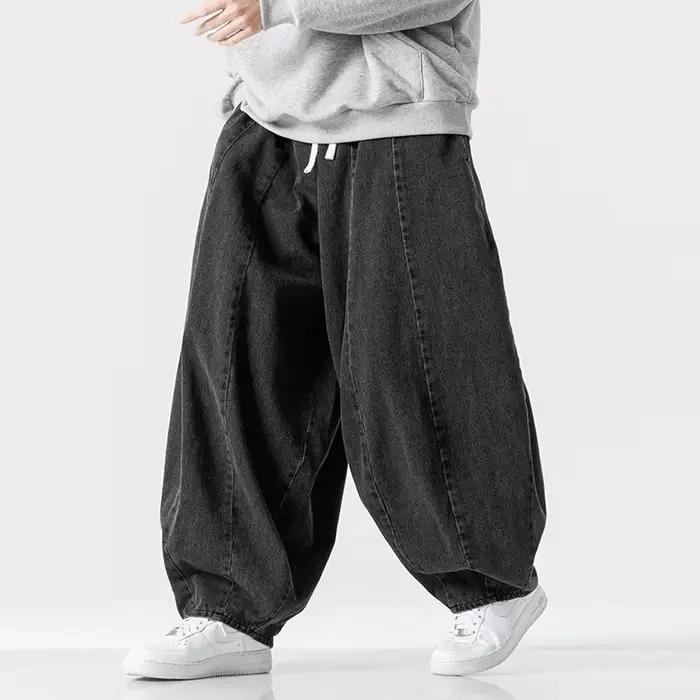 2025 Nouveaux pantalons pour hommes en grande taille japonais rétro lâche Haren