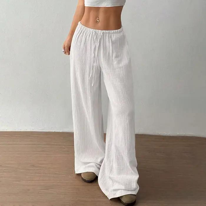 Pantalon pour femme taille haute