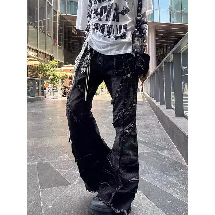 Jean évasé Baggy Y2k pour femmes