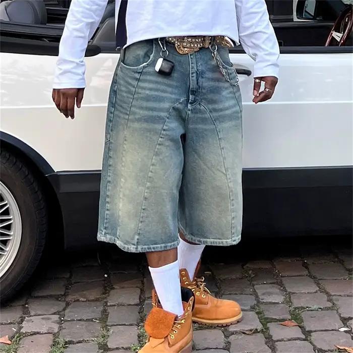 Short en jean Baggy pour hommes