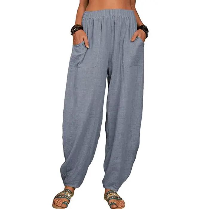 Pantalon Harem Confortable et Ample pour Femme