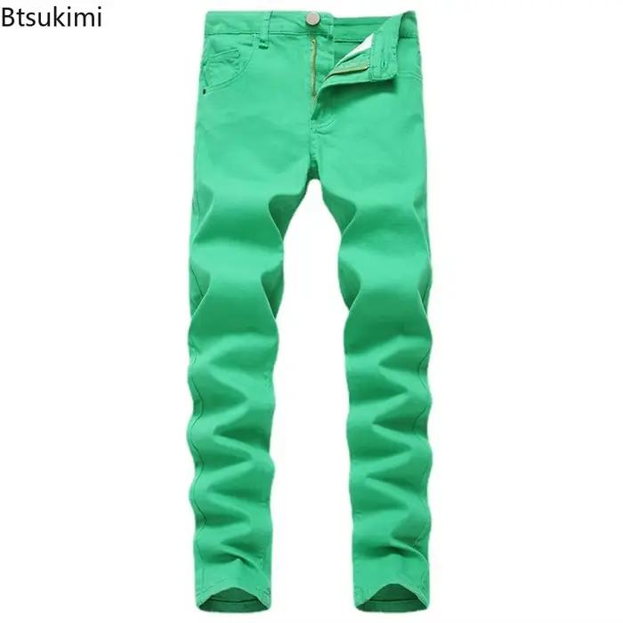 Classique hommes jean mode solide tout Match Stretch Denim pantalon Hip Hop Streetwear mâle décontracté mince