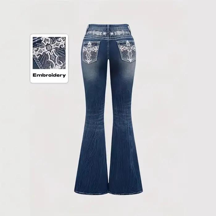 Jeans évasés Y2K 2026 pour femme – Style urbain rétro