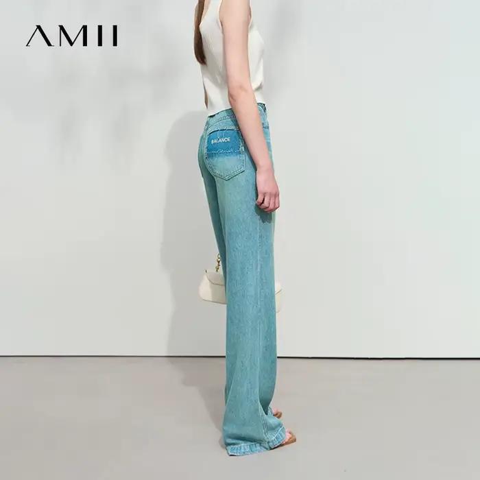 AMII Jean d'été minimaliste pour femme 2025