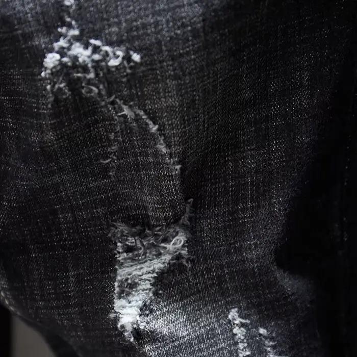 Haut à la mode hommes jean marque Robin 2020 Hip Hop printemps automne déchiré