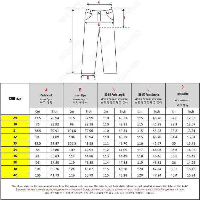 190 cm 200 cm hommes de haut Jean droit coupe régulière Denim pantalon mâle Teeneeger Stretch Extra longue longueur 110 115 Cm 120 cm allongé
