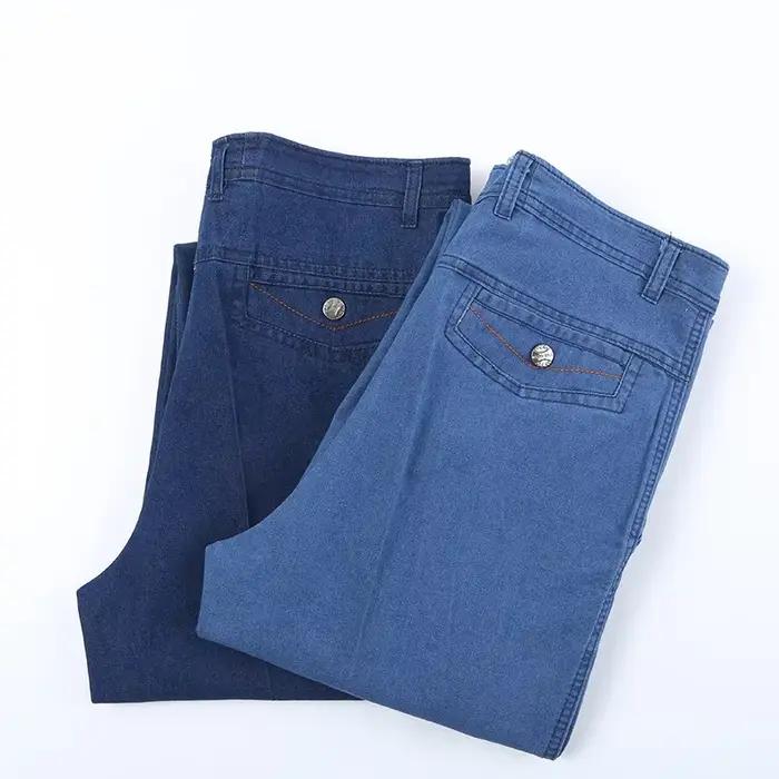 Été mince élastique ample papa jean décontracté coupe