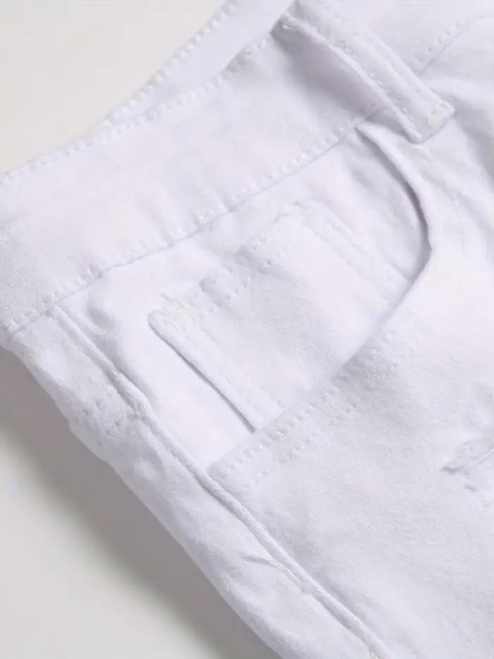 Jean blanc Slim Fit extensible pour hommes