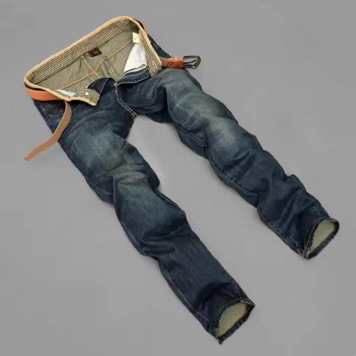 Jean Rétro pour Homme, Pantalon Long Décontracté